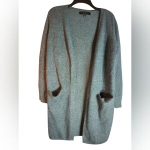 Vera Moda Womens Green Cardigan Sweater Size S Fall Minimalist Cozy Loungewear